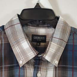 Gioberti Men's Plaid Short Sleeve SZ XL NWT alternative image
