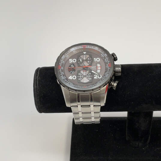 Designer Invicta Aviator 17204 Stainless Steel Round Dial Analog Wristwatch image number 1