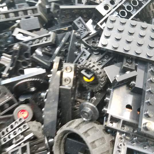Lego Block ALL BLACK Pieces Lot image number 4