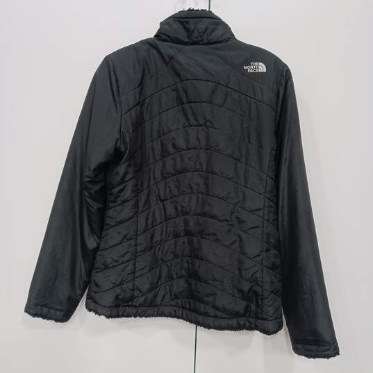 The North Face Women's Black Full Zip Reversible Jacket Size S image number 2