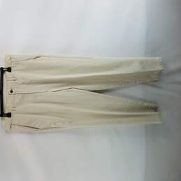 Haggar Men Dress Pants Vanilla Size 34 X 31 M
