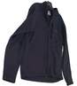Vintage Mens Blue Long Sleeve Pockets Full Zip Fleece Jacket Size L image number 2