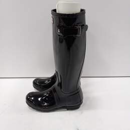 Hunter Black Rain Boots sz: Mens  5 & Womens 6 alternative image