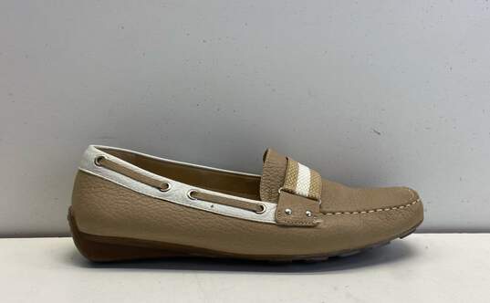 Geox Respira Beige Driving Loafer Casual Boat Shoe Women's Size 41EU/8US image number 1