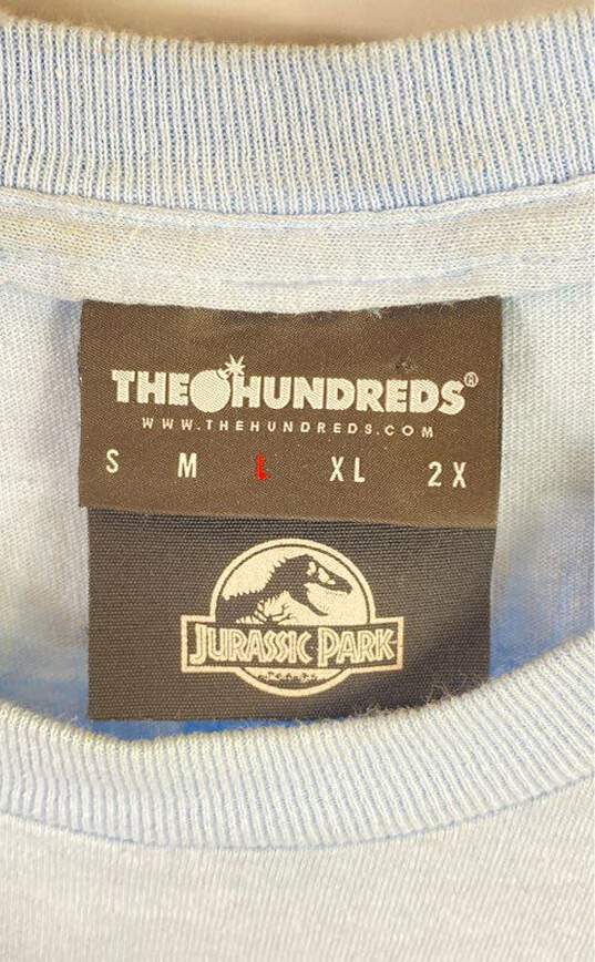 The Hundreds Blue Jurassic Park T Shirt L image number 3