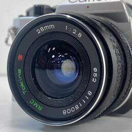 Canon AE-1 Program 35mm SLR Camera with 28mm Lens- FOR PARTS OR REPAIR alternative image