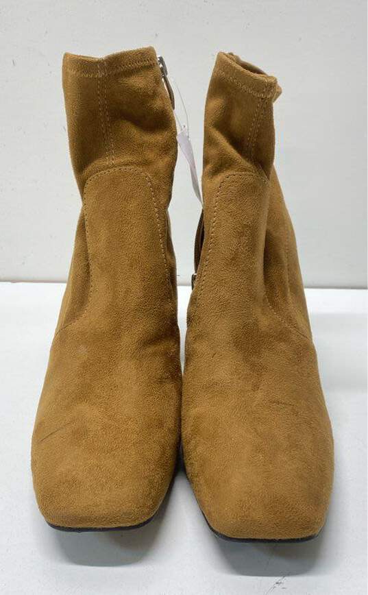 Liz Claiborne Karder Brown Ankle Zip Heel Boots Shoes Size 11 M image number 2