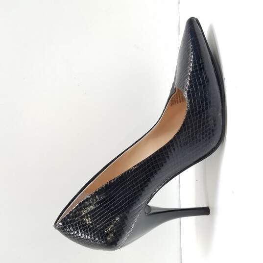 Inc International Concept Women's Kaimi Black Snake Print Heels Size 7.5 image number 1