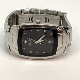 Designer Bulova C876727 Silver-Tone Strap Stainless Steel Analog Wristwatch alternative image