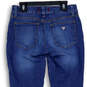 Womens Blue Denim Medium Wash Mid Rise Stretch Skinny Jeans Size 26 image number 4