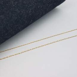 14k Gold Dainty Chain Letter B Pendant Necklace 0.8g alternative image