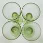 Rosenthal Studio Linie Papyrus Green Tulip Stem Champagne Flutes Glasses Set of4 image number 3