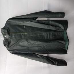 Dark Green PVC Rain Jacket
