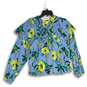 INC International Concepts Womens Multicolor Floral Long Sleeve Blouse Top Sz S image number 2