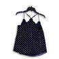 NWT Womens Blue Polka Dot V-Neck Spaghetti Strap Pullover Camisole Top Sz 2 image number 2