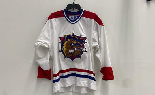 Reebok CCM Men's Hamilton Bulldogs Hockey Jersey Sz. M image number 1