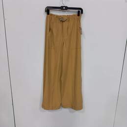 Anthropologie Brown/Beige Khaki Flowy Pants Size XS NWT