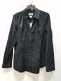 Express Women's Black Button-Up Blouse Size L NWT image number 1