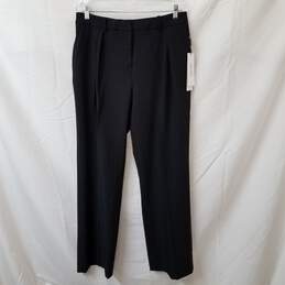 Calvin Klein Women's Black Polyester Slim Fit Dress Pants Size 14 NWT