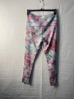 Adidas Women's Pink Floral Aeroready Leggings  Size L alternative image