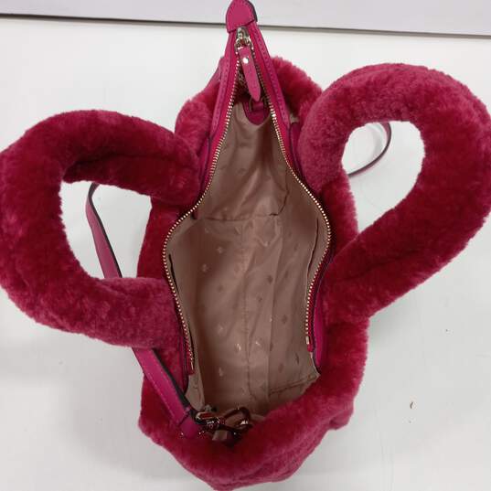 Kate Spade New York Pink Fur Handbag image number 4