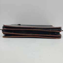 Los Cardales Brown Leather Laptop Bag alternative image