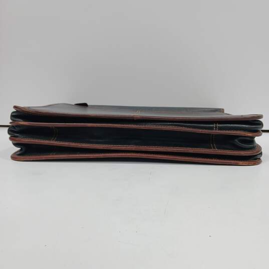 Los Cardales Brown Leather Laptop Bag image number 2
