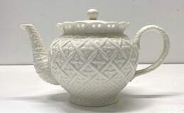 I. Godinger & Co. Tea Pots Lot of 3 Ceramic Ivory White Hot Beverage Tableware alternative image