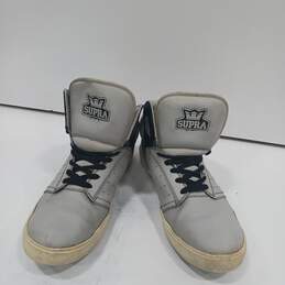 Supra Skytop Men's Gray Skate Shoes Size 10.5