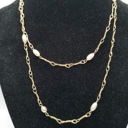 Rare Christian Dior 31 inch faux pearl Necklace alternative image