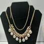 Bundle of Assorted Gold Tone Costume Jewelry image number 3