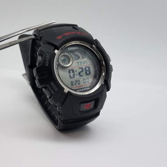 Casio G-Shock 2548 G-2900 43mm St. Steel Shock Resist W.R 20 Bar Chronograph Digital Watch 54g image number 7