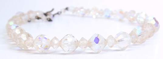Vintage Icy Aurora Borealis Necklaces Bracelet & Earrings 208.3g image number 3