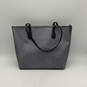 Womens Blue Glitter Double Handle Inner Zipper Pocket Tote Bag Purse image number 2