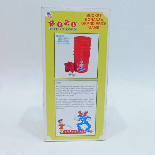 WARM FUZZY Toys Bozo The Clown Bucket Bonanza Grand Prize Game image number 5