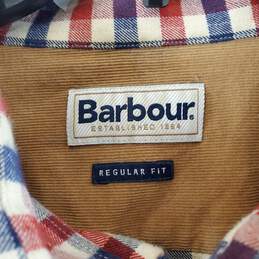 Barbour Men's Plaid Button Up SZ L/XL alternative image