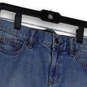 NWT Womens Blue Medium Wash Pockets Denim Straight Leg Boyfriend Shorts 4 image number 3