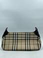 Authentic Burberry Beige Check Baguette Bag image number 2