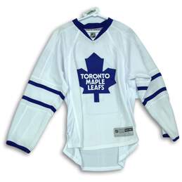Reebok NHL Toronto Maple Leafs White Blue Mens Jersey #2 Shenn Size S