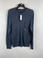 Banana Republic Gray Henley Sweater S NWT image number 1