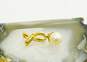 14K Yellow Gold Pearl & Diamond Accent Ribbon Charm 1.8g image number 2