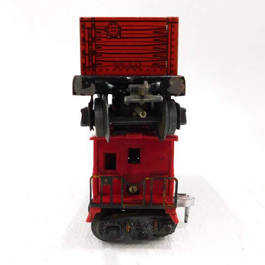 Vntg Lionel Trains O Scale Lot Coal Tenders Caboose & More Parts Or Repair image number 4