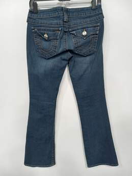 Women's True Religion Blue Denim Jeans Sz 27" alternative image
