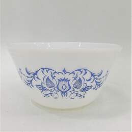 Pair of Vintage Federal Glass Bucks County Blue Mixing Bowls alternative image