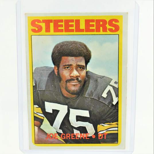 1972 HOF Mean Joe Greene Topps #230 Pittsburgh Steelers image number 1