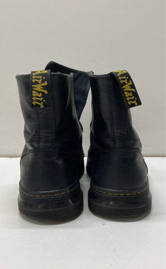 Dr. Martens Combs Black Leather 8 Eye Boots Men's Size 10 M image number 4