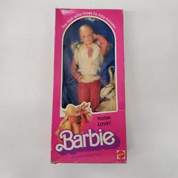 SEALED VTG Western Barbie Horse Lovin Doll