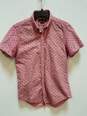 Zara Man Pink Button-Up Shirt Size XS image number 1