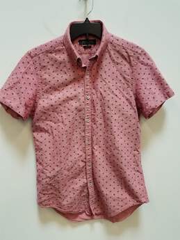 Zara Man Pink Button-Up Shirt Size XS