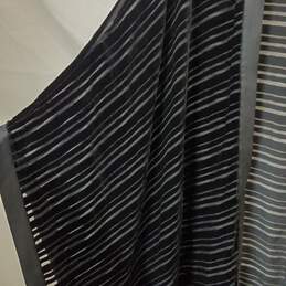 Eileen Fisher Stripped Velvet Burnout Wrap Cardigan Size OS/TU alternative image